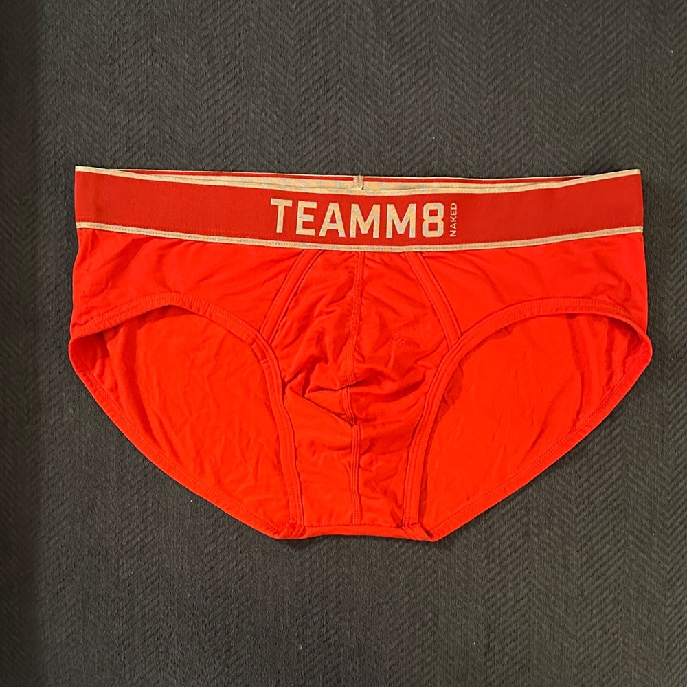 Men's Red Briefs | Teamm8 | EUC | Large
